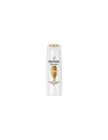 Pantene Cha 325ml Repara y Protege hair treatment bottle with branding from Jag Couture London New York.