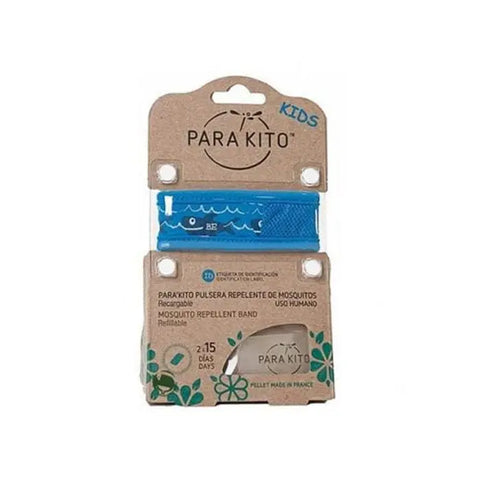 Child repellent bracelet by Jag Couture London and New York, featuring colorful, adjustable design with protective mosquito-repellent properties.
