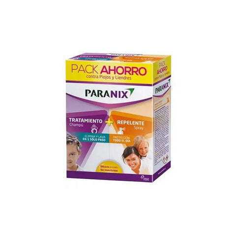 Paranix Eliminate 2 lice and nit treatment shampoo spray bottle by Jag Couture London New York, with label and spray nozzle visible.