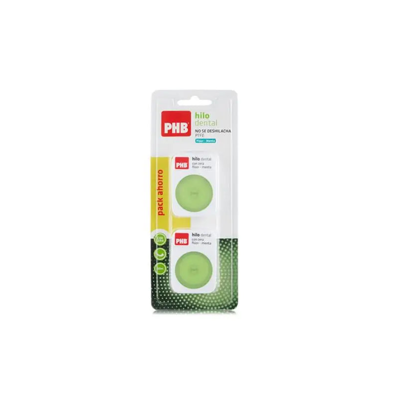 Pbh Phb Fluoride y Peppermint Dental Floss 50m Double Wax Jag Couture London - New York