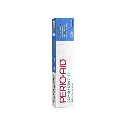 Perio Aid Dental Gel 75ml by Jag Couture London New York, showing the gel tube with branding and product details.