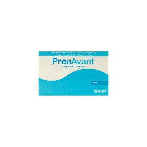 Persan Prenavant Concepción Him 30 caps by Jag Couture London New York, showing the supplement bottle on a white background.