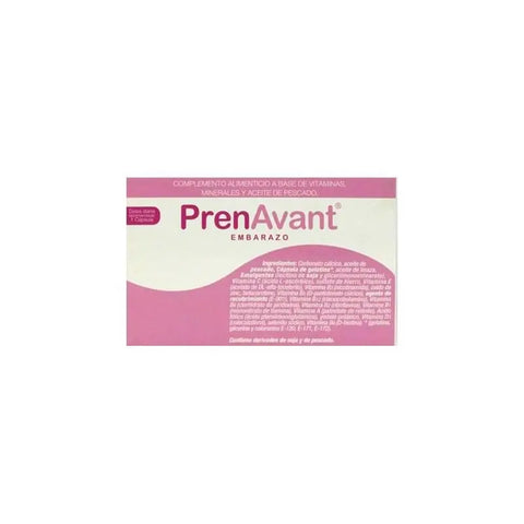 Persan Prenavant Pregnancy capsules by Jag Couture London New York, 30 softgel capsules for prenatal health and wellness.