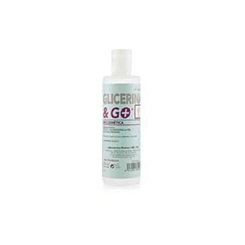 Clear glass bottle of Pharma&Go Glycerin Pure 250ml by Jag Couture London-New York with a white cap.