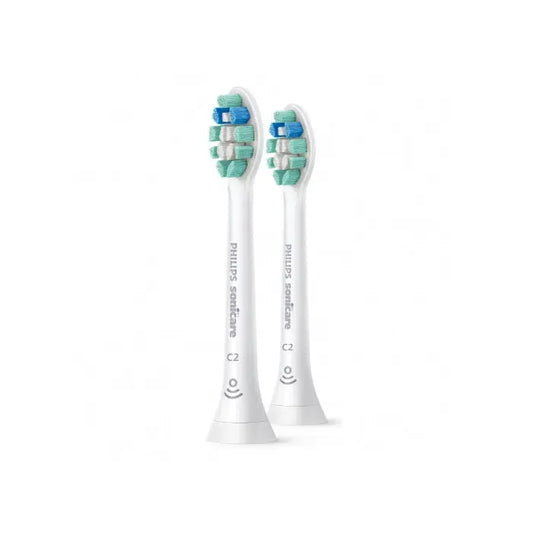 Philips Optimal Plaque Medium Hardness Replacement Heads 2 Pcs HX9022/07 Jag Couture London - New York