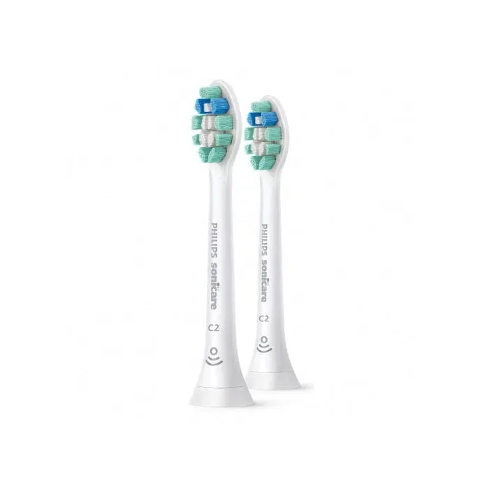 Jag Couture London - New York Philips Optimal Plaque Medium Hardness Replacement Heads 2 Pcs HX9022/07