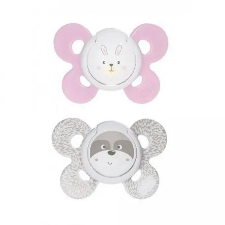 Physio Comfort Chupete De Silicona Para Niña 0-6 Meses 2 Unidades Chicco Jag Couture London - New York