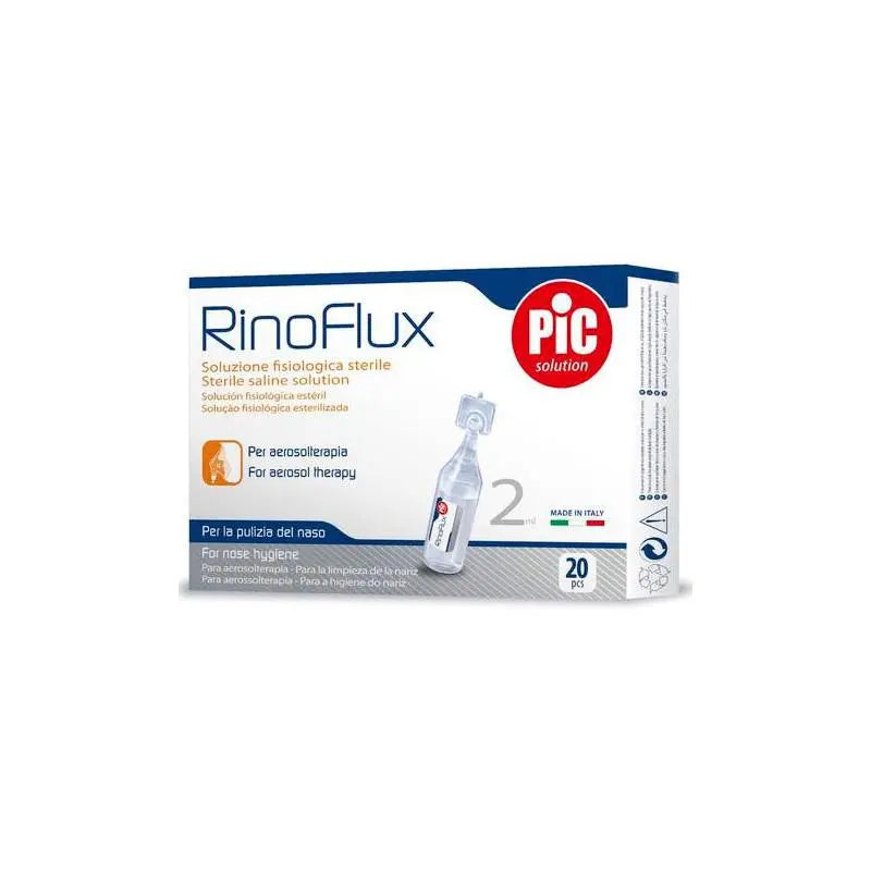 Pic Solucion Rinoflux Solución Fisiológica Monodosis 20x 2ml - Jag Couture London - New York