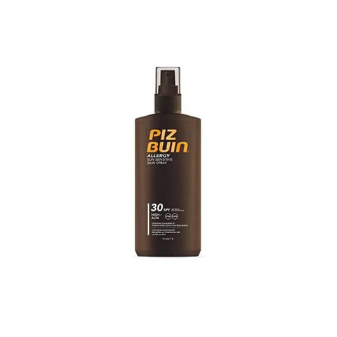 Piz Buin Allergy Lotion SPF30 high protection 200ml bottle with orange cap, suitable for sensitive skin, by Jag Couture London New York