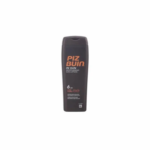Piz Buin In Sun Lotion SPF6 in 200ml bottle, with the product label visible, suitable for outdoor sun protection.