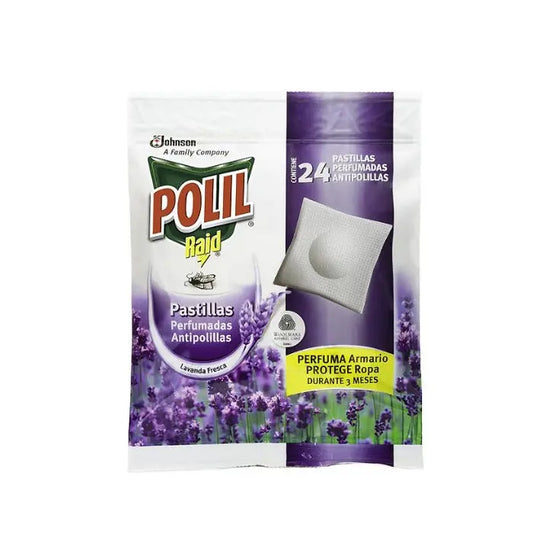 Polil Lavender Mothproof Tablets 24 Units Jag Couture London - New York