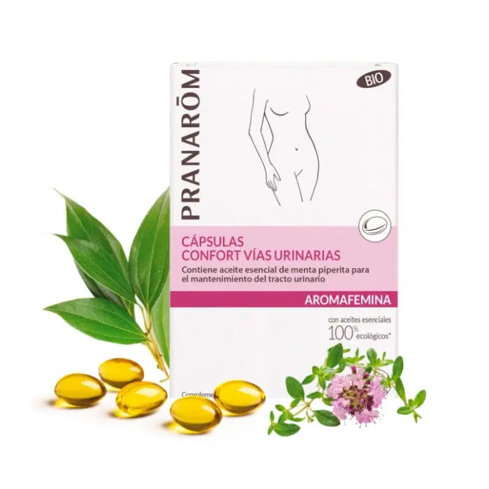 Jag Couture London - New York Pranarom AromaFemina Urinary Tract Comfort 30 Capsules
