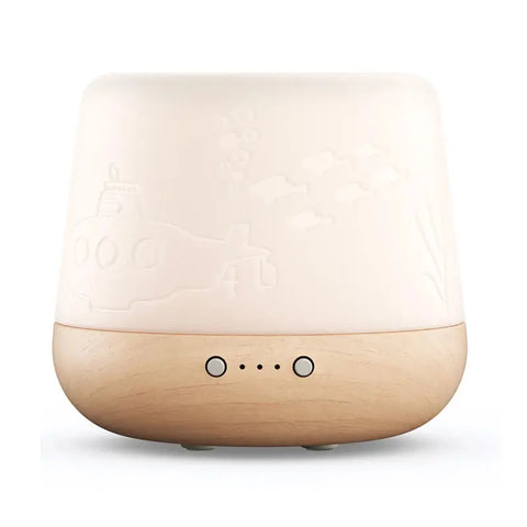 Pranarom Baby Wax Diffuser by Jag Couture London New York, showing a sleek diffuser with wax melt insert and calming design.