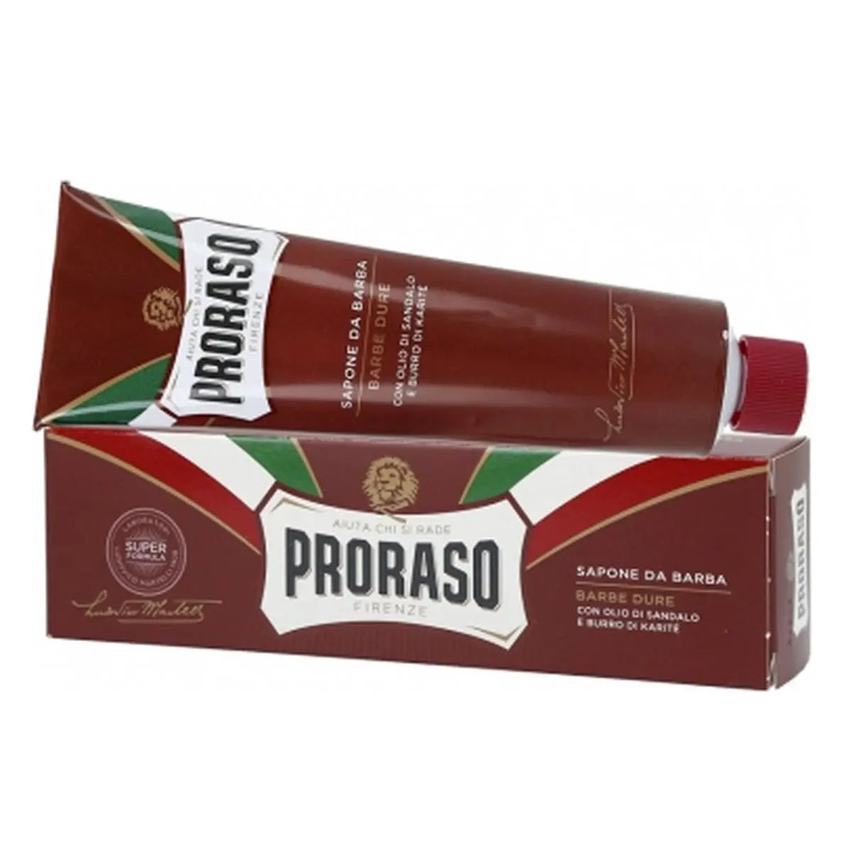 Proraso Barba Dura Rojo Jabon De Afeitar Sandalo y Karite 150ml Jag Couture London - New York