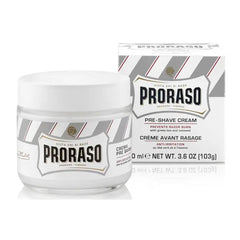 Proraso white Pre Shave Cream Sensitive Skin 100ml Jag Couture London - New York