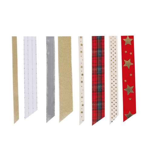 Gold double-faced satin ribbon by Jag Couture London New York, showcasing smooth, shiny fabric with elegant double-sided finish.