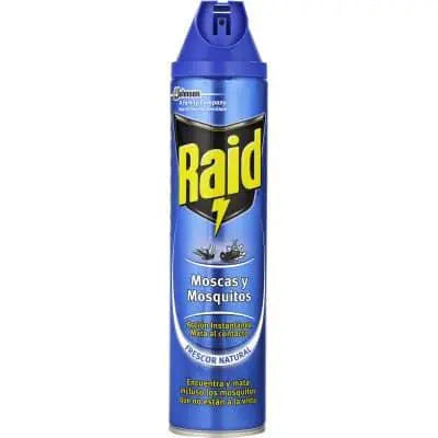 Raid Voladores Insecticida Frescor Natural Spray 600ml Jag Couture London - New York