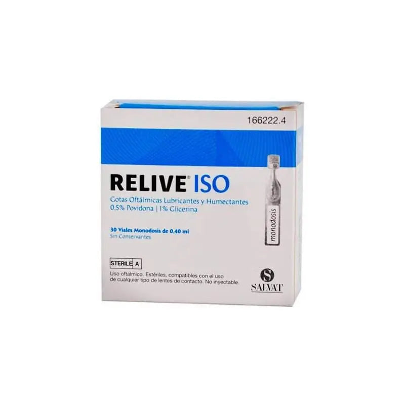 Jag Couture London - New York Relive Iso Sterile Ophthalmic Eye Drops 30 Single Dose