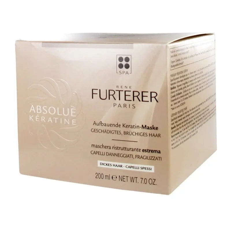Jag Couture London - New York René Furterer Absolue Kératine Repair Mask Thick Hair 200 ml