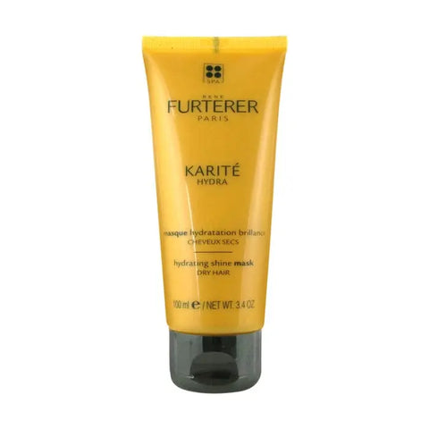 René Furterer Karité Hydra Hydrating Shine Mask 100ml, creamy hair treatment for hydration and shine.