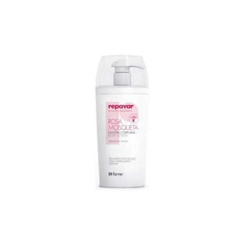 Repavar Regenerate Rosehip Body Lotion in 500ml bottle, featuring nourishing formula from Jag Couture London New York.