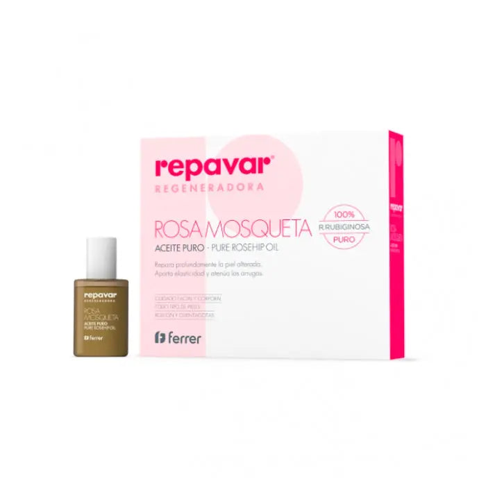 Repave Pure Rosehip Oil 15ml+ Vitamin C Flash Effect Ampoule Set 2 Pieces Jag Couture London - New York