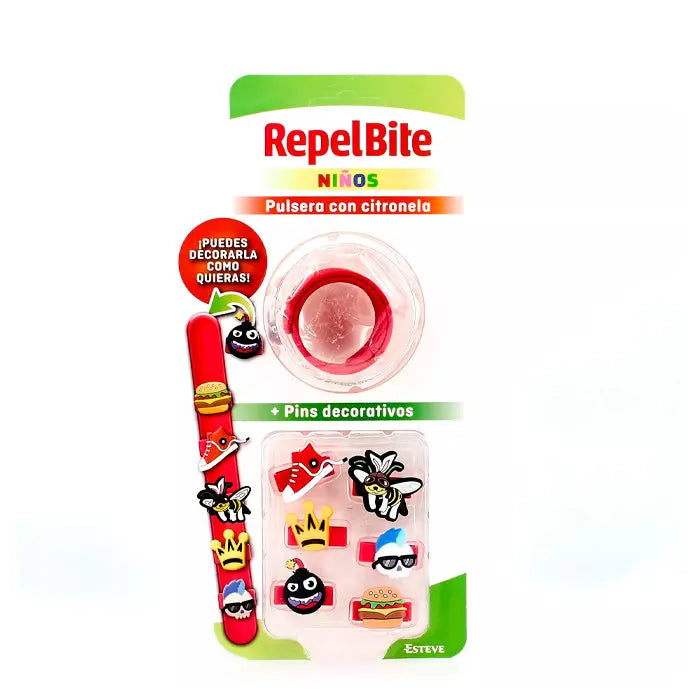 Repel Bite Children Bracelet+ Decorative Pins Jag Couture London - New York