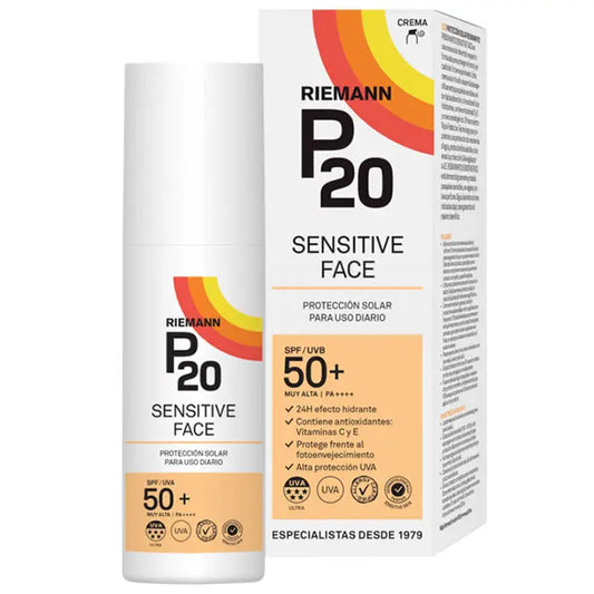 Riemann P20 Protección Solar Sensitive Face Spf50+ 50g Jag Couture London - New York