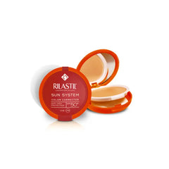 Rilastil Sun System Uniform Compact Cream Spf50+ Shade 02 Dore 10g Jag Couture London - New York