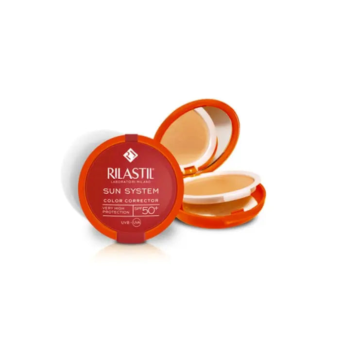 Jag Couture London - New York Rilastil Sun System Uniform Compact Cream Spf50+ Shade 02 Dore 10g