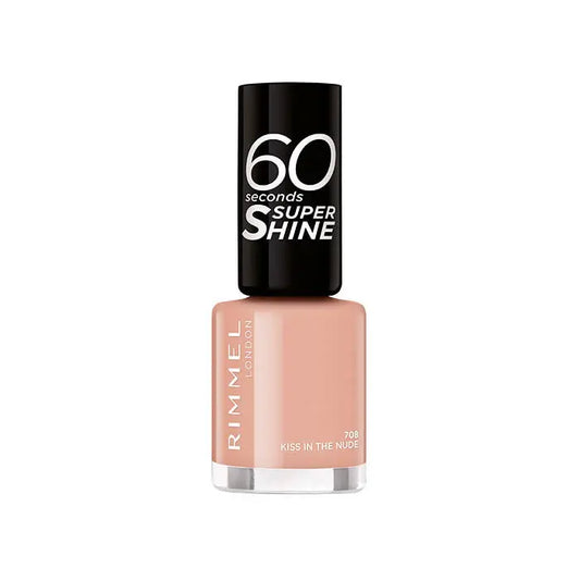 Rimmel 60 Seconds Super Shine 708 Kiss In The Nude Jag Couture London - New York
