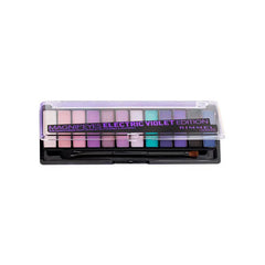 Rimmel London Magnif'Eyes Eyeshadow Palette 008 Electric Violet 12 Shades Jag Couture London - New York