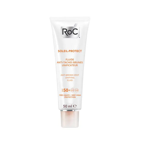 Jag Couture London New York Roc Soleil Protect Anti-Brown Spot Unifying Fluid SPF50+ 50ml bottle