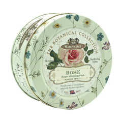 Botanical tin of rose flavour travel sweets