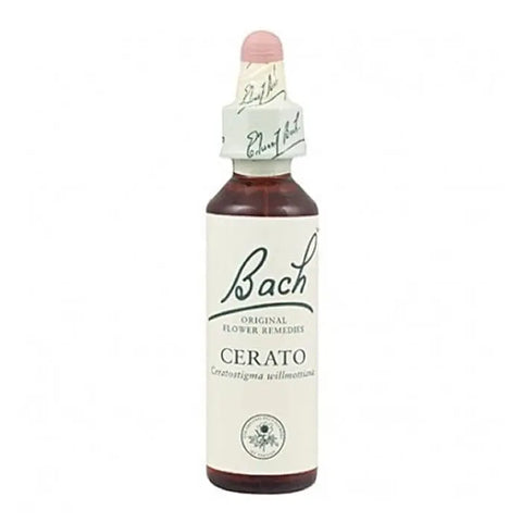 Santiveri Bach Cerato 10ml homeopathic remedy bottle with label, from Jag Couture London New York collection.
