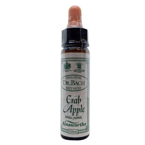 Santiveri Bach Crab Apple 10ml homeopathic remedy in a small glass bottle with a dropper from Jag Couture London New York