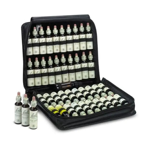 Santiveri Bach Flower Kit in a 400ml bottle, featuring natural flower remedies by Jag Couture London New York.