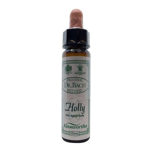 Santiveri Bach Holly 10ml herbal remedy bottle from Jag Couture London showing the label and packaging.