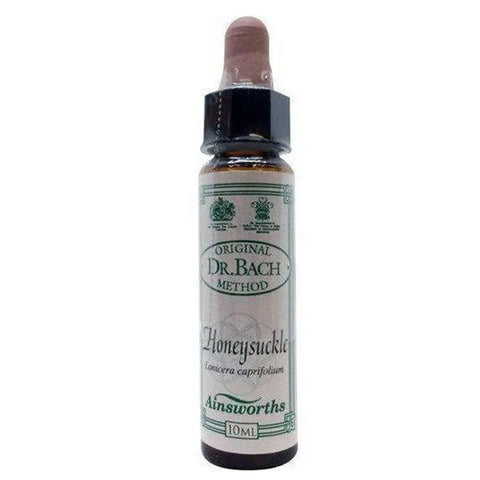 Santiveri Bach Honeysuckle 10ml herbal remedy bottle with label, produced by Jag Couture London New York.