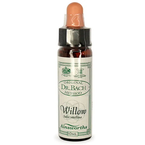 Santiveri Bach Willow 10ml herbal remedy bottle from Jag Couture London New York, featuring a small glass dropper bottle.