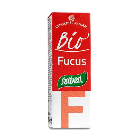 Organic Santiveri Fucus Extract in a 50ml bottle, natural plant supplement from Jag Couture London New York.