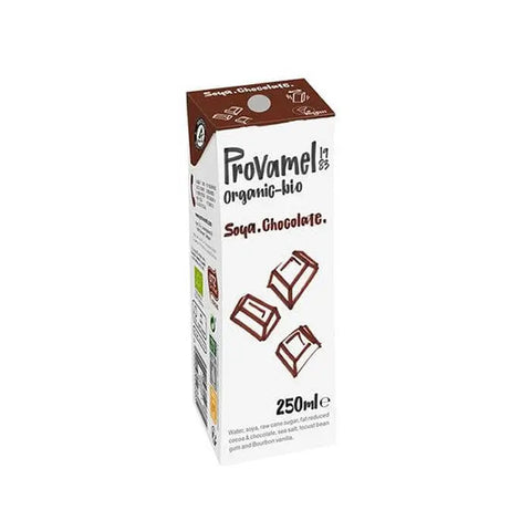 Santiveri soy chocolate drink 15-pack of 250ml cartons, smooth and creamy plant-based beverage from Jag Couture London New York