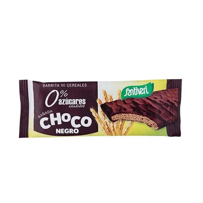 Jag Couture London - New York Santiveri Sugar Free Chocolate Dark Cereal Bars 12 Units