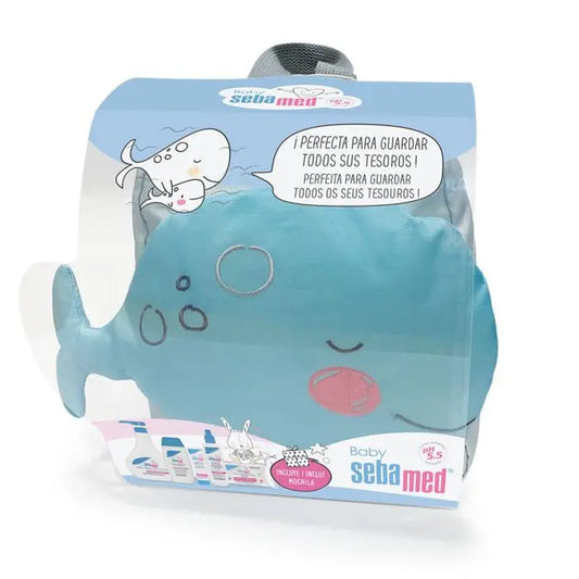Sebamed Baby Whale Backpack Set 6 Pieces Jag Couture London - New York