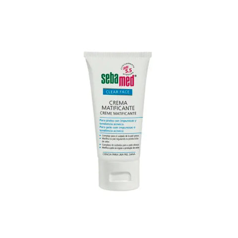 Sebamed Clear Face Mattifying Cream 50ml by Jag Couture London New York, smooth cream for oily skin with a matte finish.