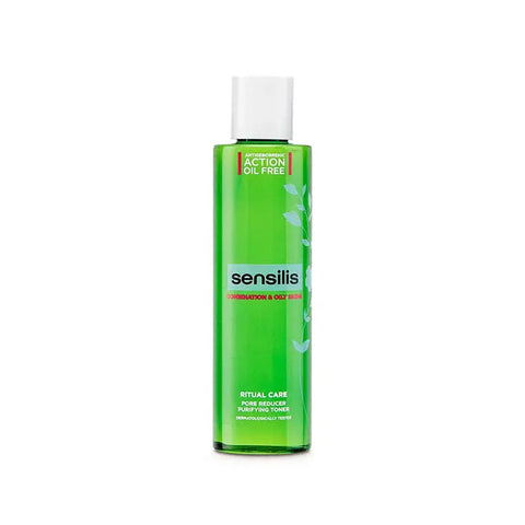 Sensilis Ritual Care Purifying Toner 200ml in a clear bottle, designed for skincare, with the brand name Jag Couture London New York visible.
