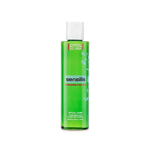Sensilis Ritual Care Purifying Toner in 200ml bottle, featuring clear liquid and minimalist packaging, by Jag Couture London New York