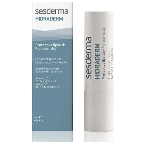 Sesderma Hidraderm Lip Balm Lot with 16 and 5 units, shown in packaging, for nourishing and hydrating lips.