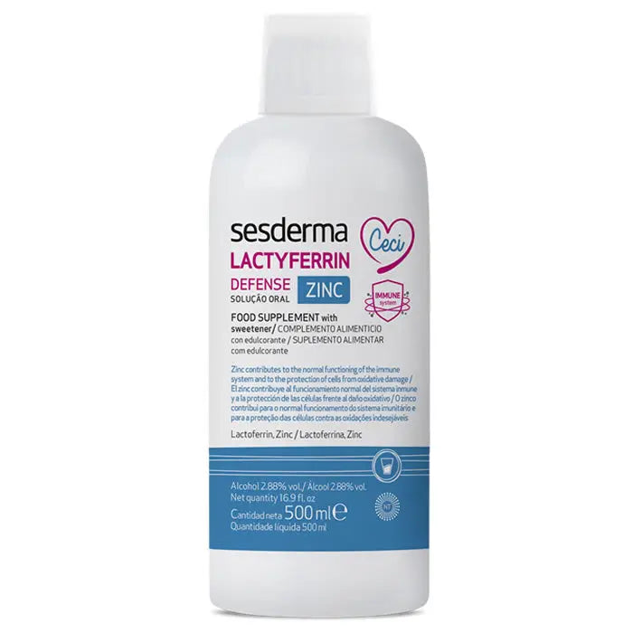 Sesderma Lactyferrin Defense Zinc 500ml Jag Couture London - New York