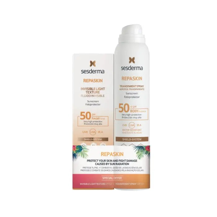 Jag Couture London - New York Sesderma Repaskin Invisible Fluid Spf 50+ 50ml Set 2 Pieces